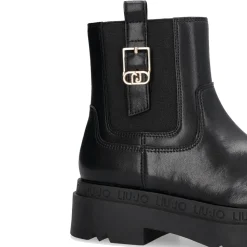 Stivaletti Platform Donna LIU JO Love 63 in Pelle Nera