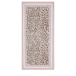 Stola Donna 90 x 180 cm LIU JO in Modal stampa Animalier Soft Peony