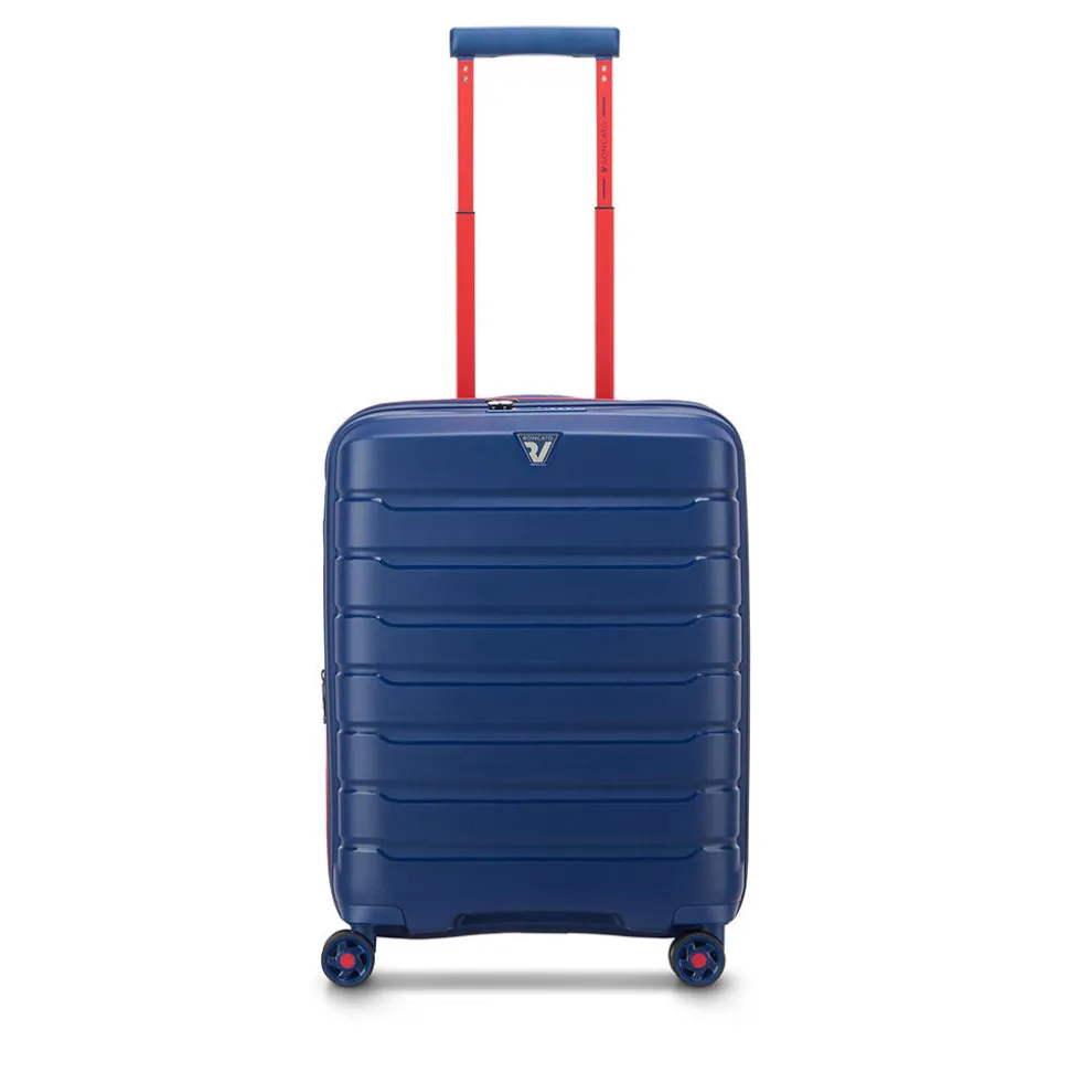 Trolley Cabina Rigido Espandibile 4 Ruote RONCATO Linea B-Flying Move colore Blu Oltremare