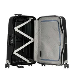 Trolley Cabina Rigido 4 Ruote SAMSONITE linea S'Cure Nero
