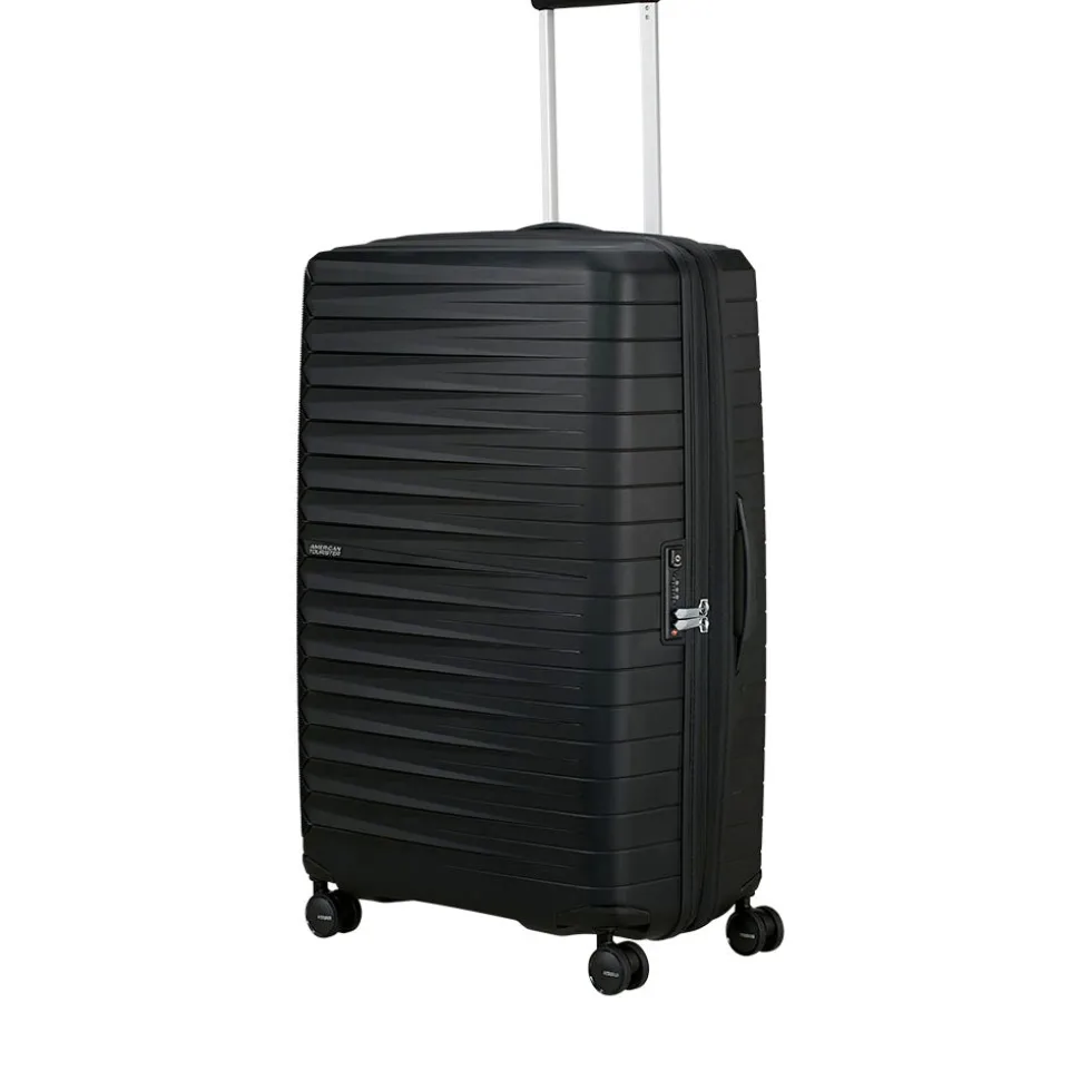 Trolley Grande Rigido Espandibile 4 Ruote AMERICAN TOURISTER linea FastForward colore Flash Black