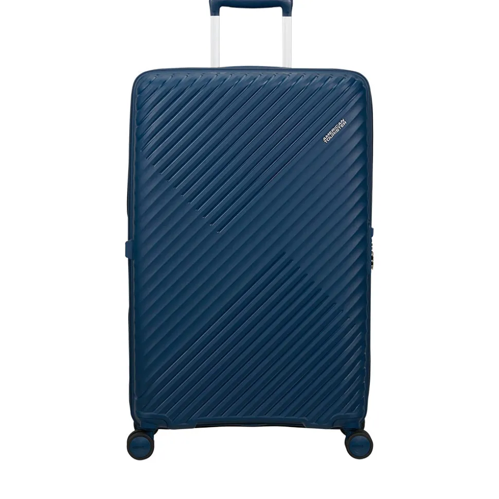 Trolley Grande Rigido Espandibile AMERICAN TOURISTER linea Diablast colore Darkwave Blue