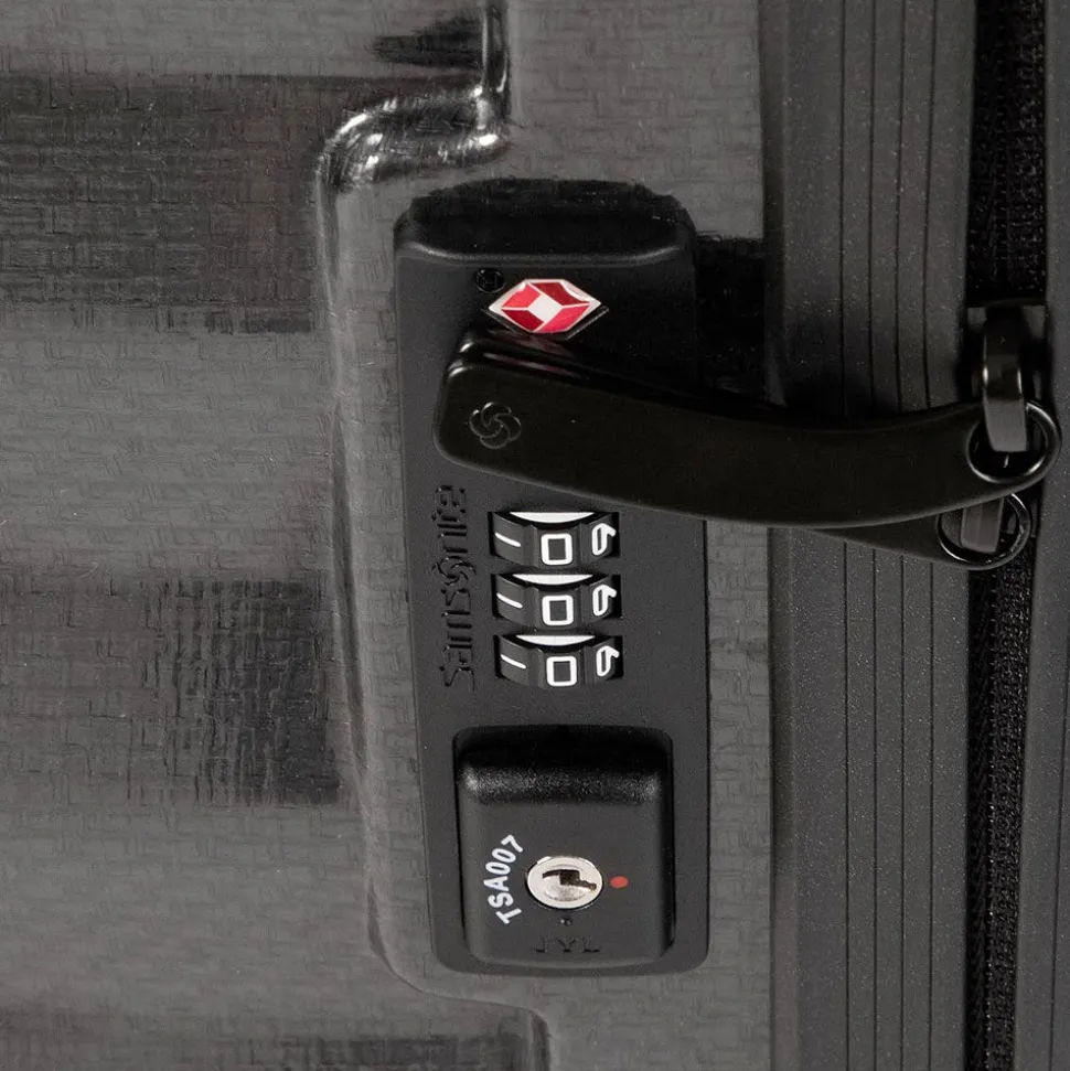 Trolley Grande Rigido 4 Ruote SAMSONITE linea Lite-Shock Nero
