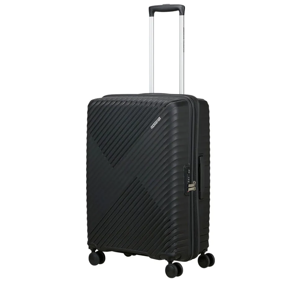 Trolley Medio Rigido Espandibile AMERICAN TOURISTER linea Diablast colore Black Code