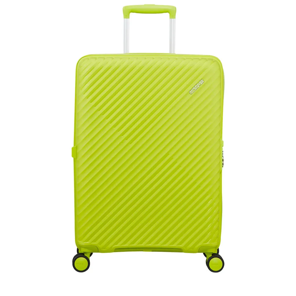 Trolley Medio Rigido Espandibile AMERICAN TOURISTER linea Diablast colore Hyper Lime