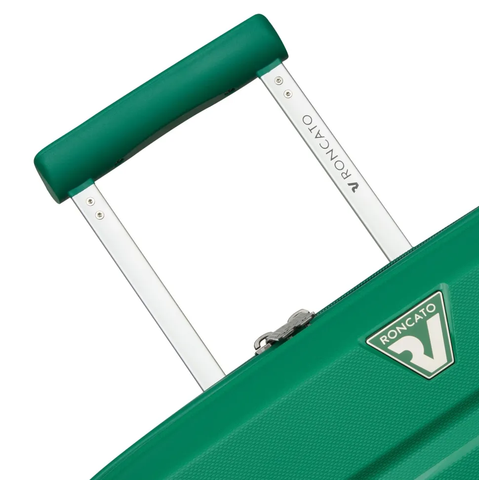 Trolley Rigido Medio Espandibile 4 Ruote RONCATO Linea B-Flying colore Verde Brillante