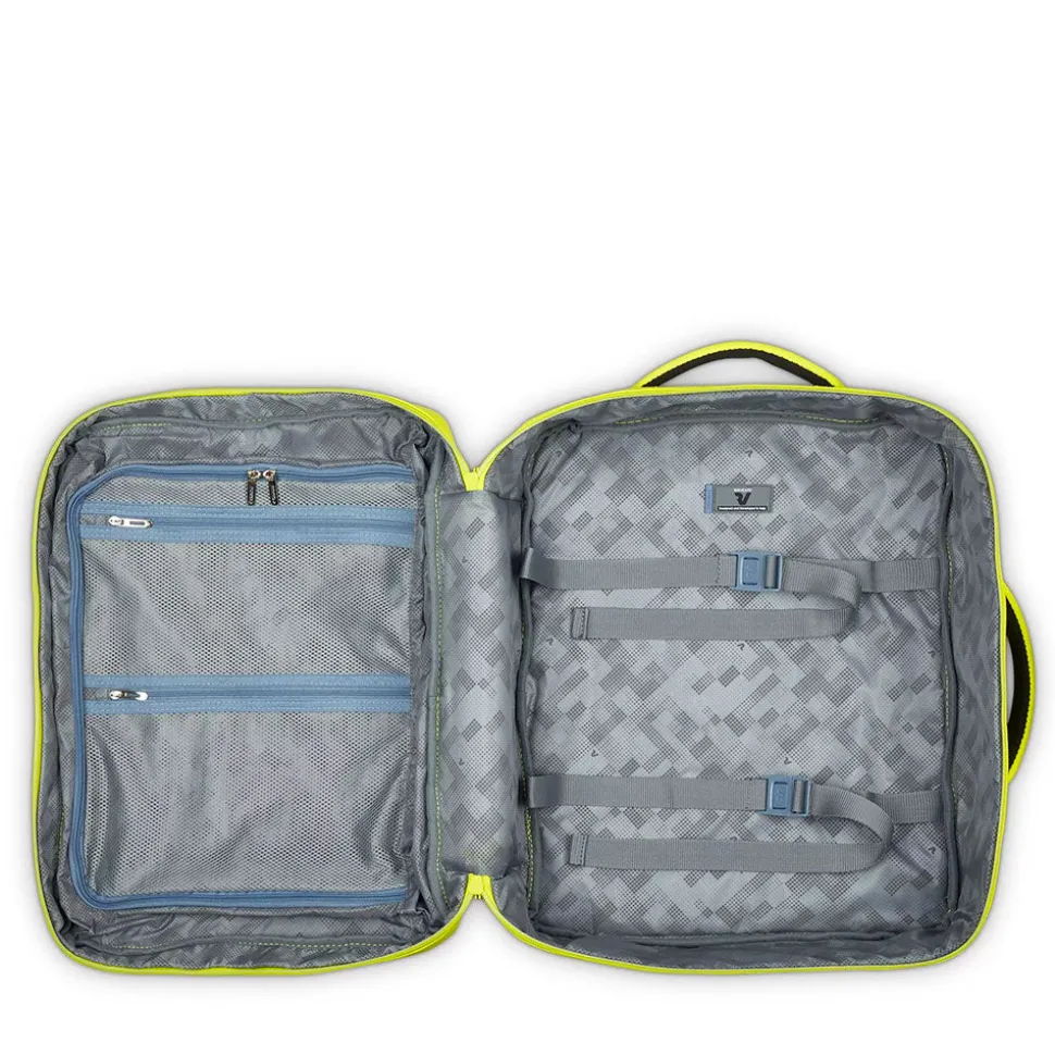 Zaino da Viaggio Underseat RONCATO linea Wanderline in Tessuto Gommato Cyber Lime