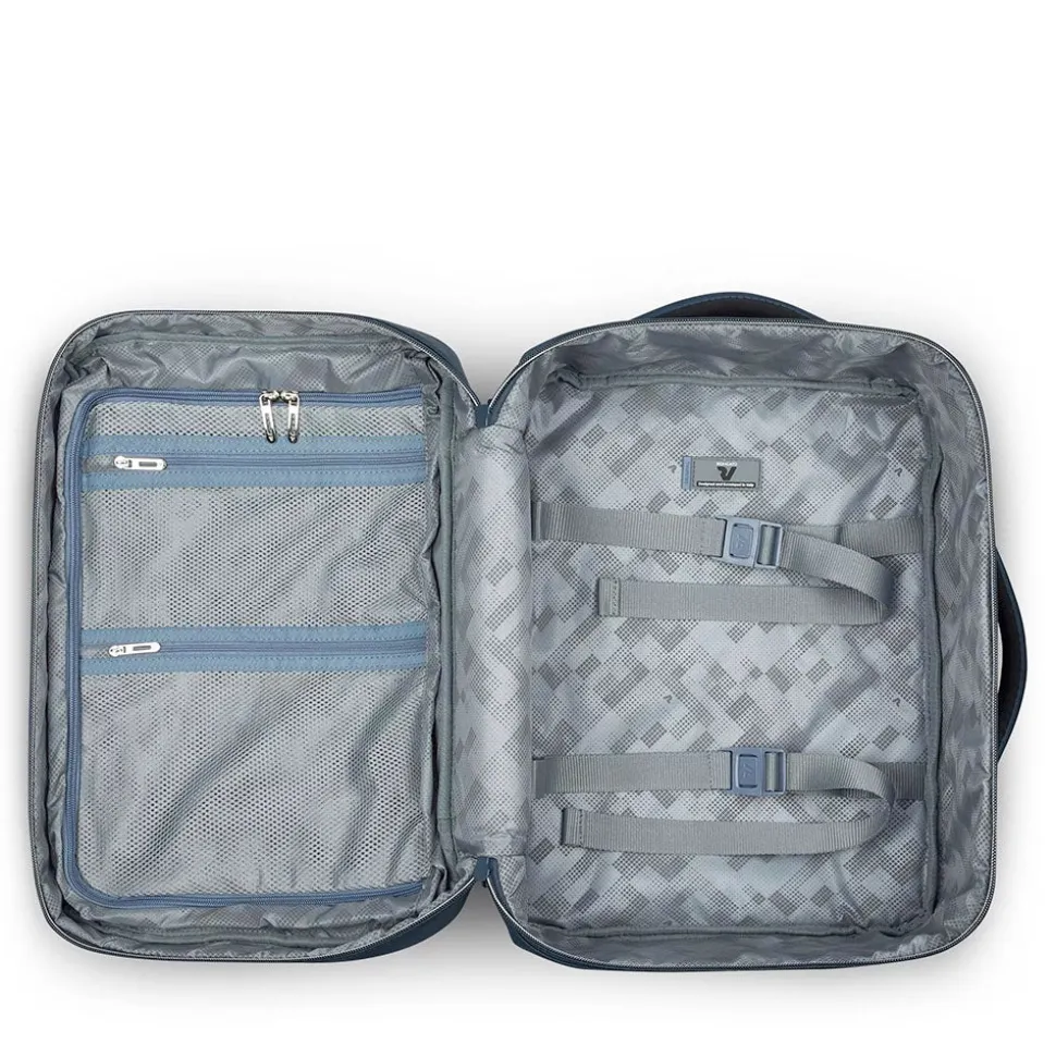 Zaino da Viaggio Underseat Small RONCATO linea Wanderline in Tessuto Gommato Blu Notte