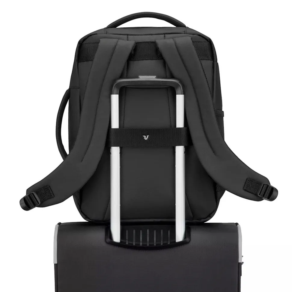Zaino da Viaggio Underseat Small RONCATO linea Wanderline in Tessuto Gommato Nero
