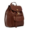 Zaino Donna con Pattina THE BRIDGE in Pelle Marrone linea Story
