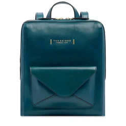 Zaino Donna THE BRIDGE linea Frida in Pelle Blu Pavone