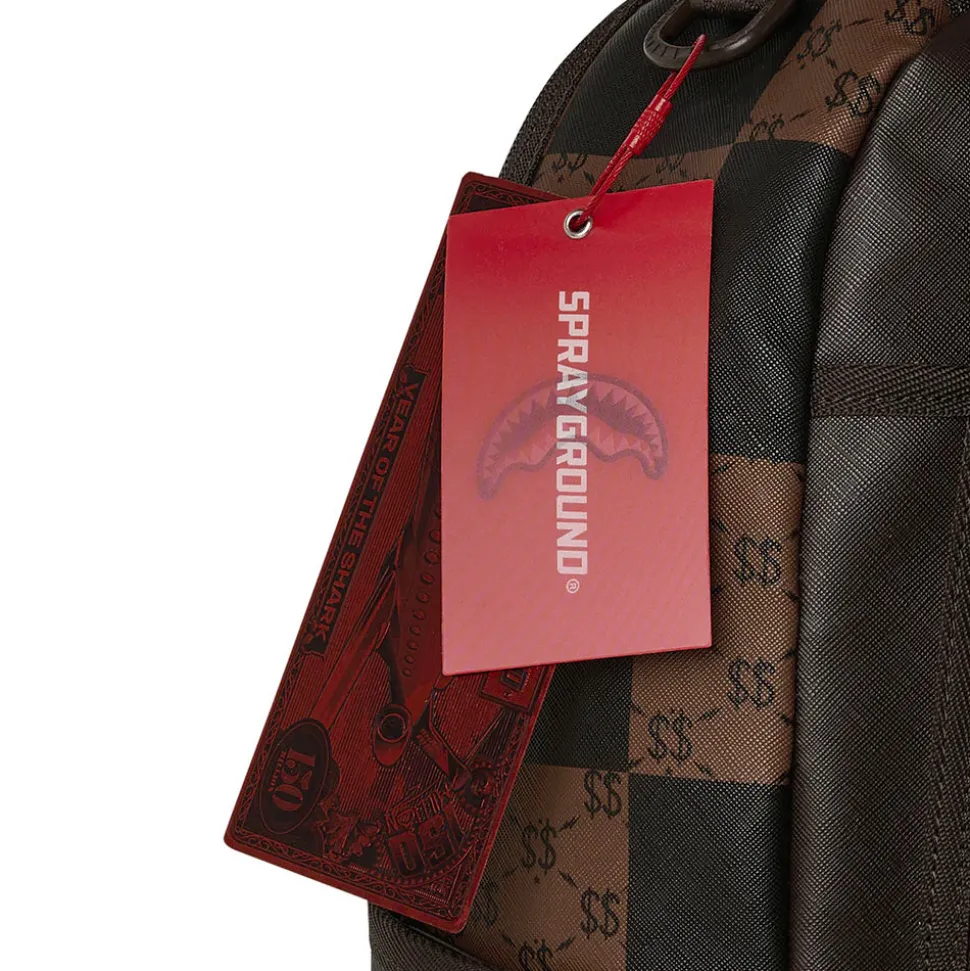 Zaino Unisex SPRAYGROUND stampa Enlarged Checks Paris